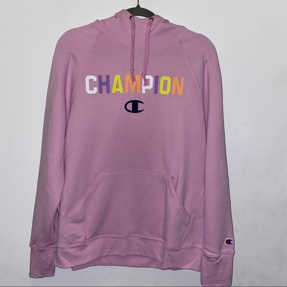 SOLD! NWT! Women’s Champion Pink Powerblend Hoodie - Picture 2 of 9